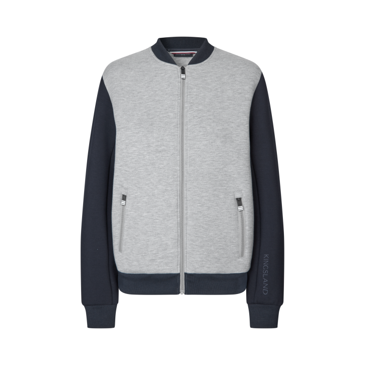 Kingsland KLNoa Unisex Bomberjacke Light Grey Melange