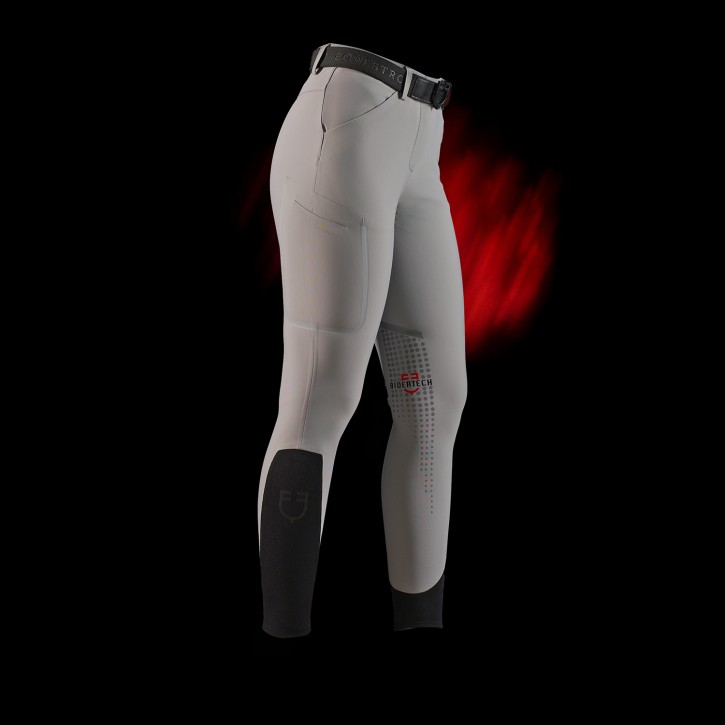 Equestro RIDERTECH Damen Reithose mit Kniegrip - mockingbird