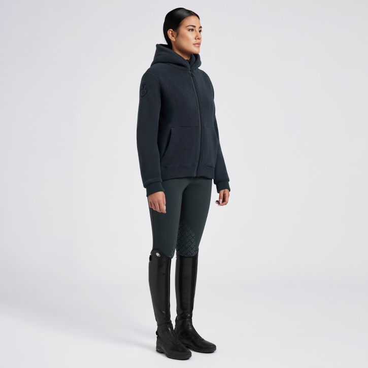 Cavalleria Toscana Damen Fleece Hoodie Navy