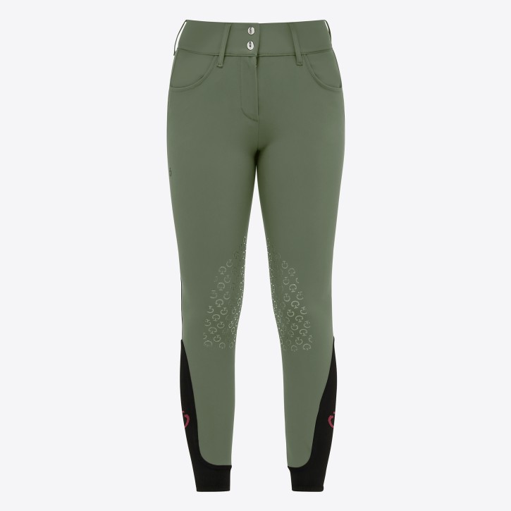 Cavalleria Toscana Damenreithose American Breeches Knie Grip Grün