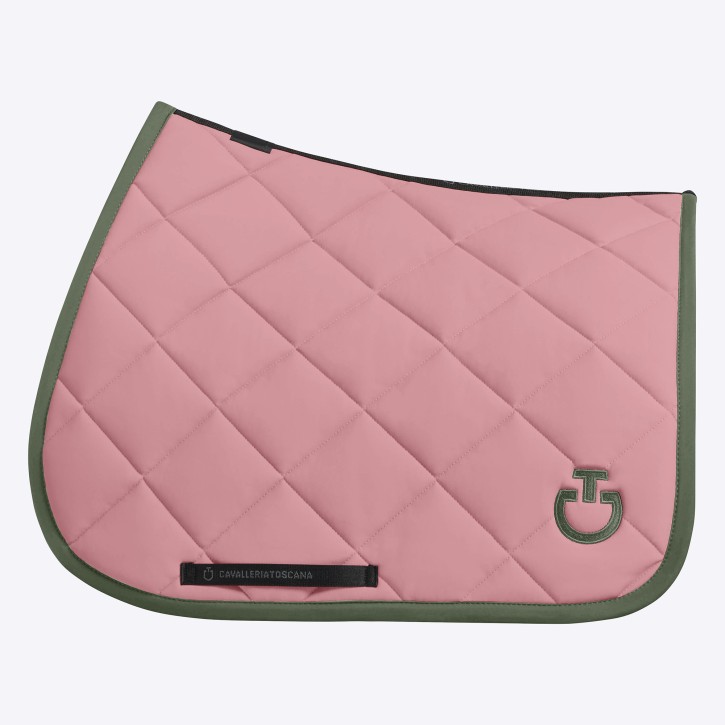 Cavalleria Toscana Spring Schabracke Diamond Quilted Rosa Grün