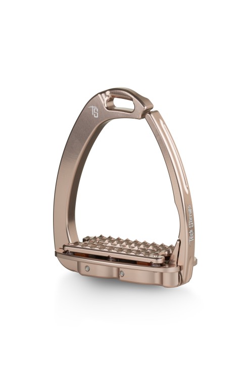 Tech Stirrups Steigbügel Venice Dressage Plus rosegold/rosegold