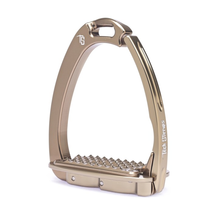 Tech Stirrups Steigbügel Venice Dressage Sloped braun/braun