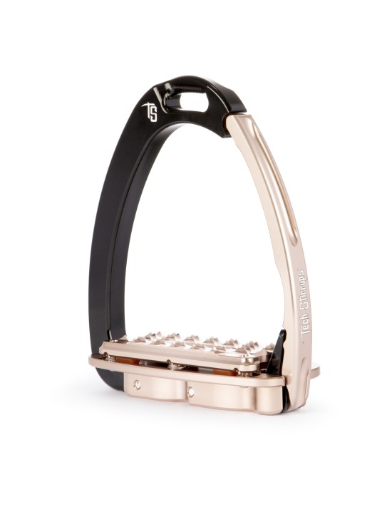 Tech Stirrups Steigbügel Venice Plus Evo schwarz/rosegold