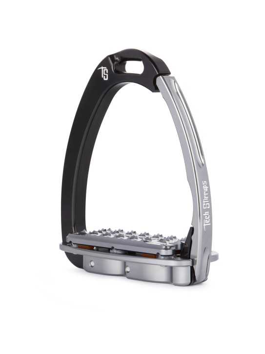 Tech Stirrups Steigbügel Venice Plus Evo schwarz/titanium