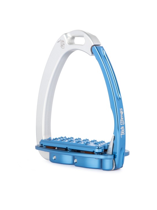 Tech Stirrups Steigbügel Venice Plus Evo silber/blau