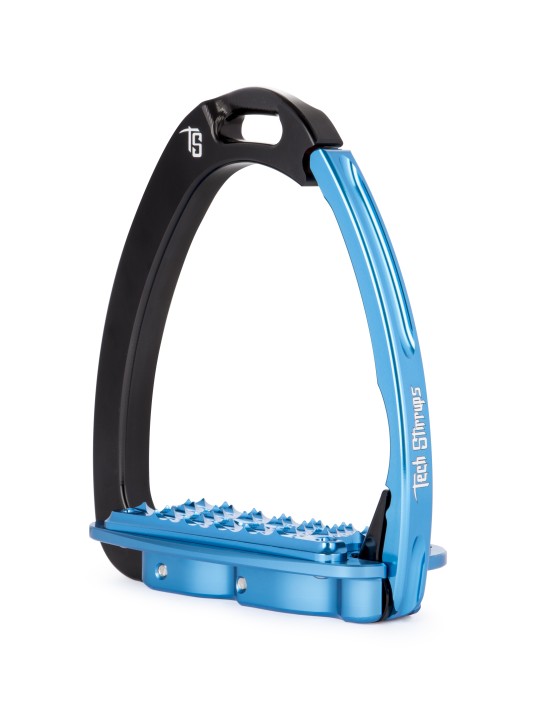 Tech Stirrups Steigbügel Venice Sloped Evo schwarz/blau