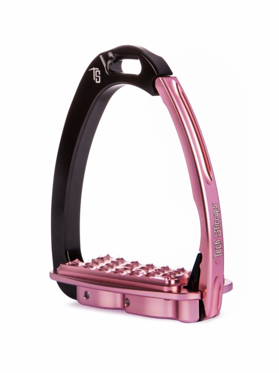 Tech Stirrups Steigbügel Venice Sloped Evo schwarz/pink