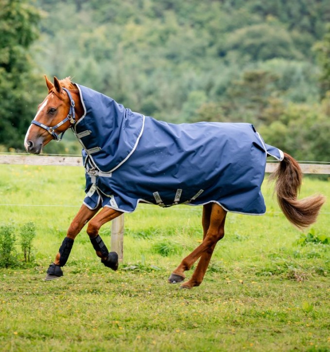 Horseware Regendecke Amigo Bravo 12 Plus navy/Titanium