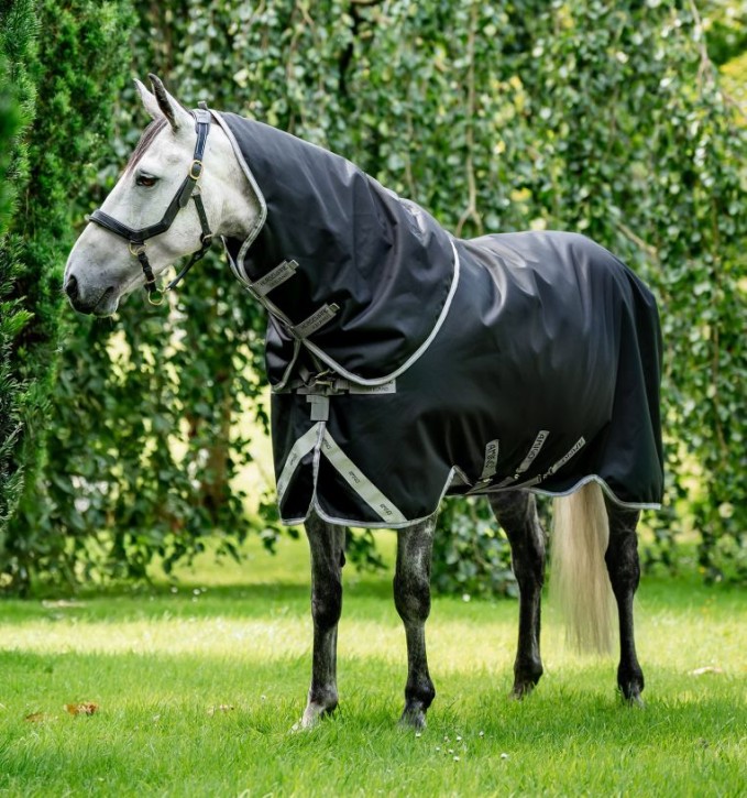 Horseware Regendecke Amigo Bravo 12 Plus schwarz/Titanium