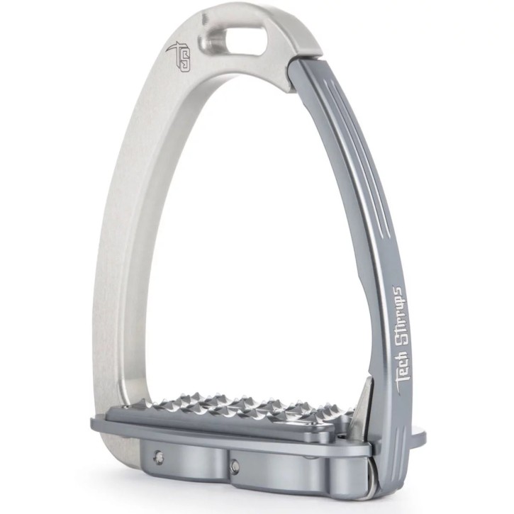 Tech Stirrups Steigbügel Venice Sloped Evo Silver/Titanium