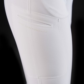 Equestro RIDERTECH Damen Reithose mit Vollgrip - weiß 32 (it 38)