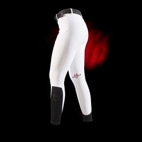 Equestro RIDERTECH Damen Reithose mit Vollgrip - weiß