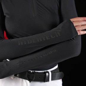 Equestro RIDERTECH Damen Turniershirt langarm - schwarz M