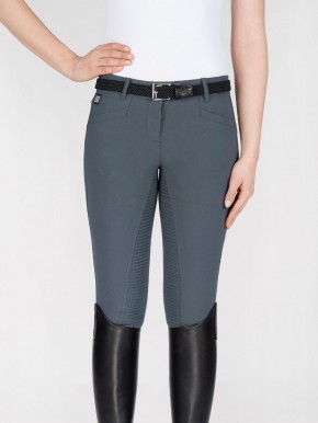 Equiline Vollgrip Reithose Damen Cedar Grau 34 (IT 38)