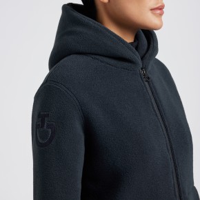 Cavalleria Toscana Damen Fleece Hoodie Navy