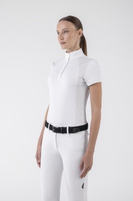 Equiline Damen Turnier-Poloshirt Geak weiß