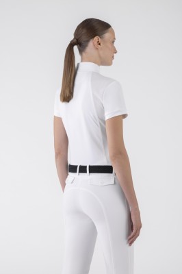 Equiline Damen Turnier-Poloshirt Geak weiß