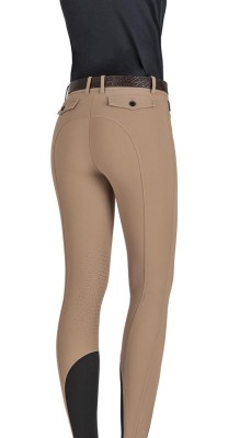 Equiline Damen Reithose Kniegrip ETRAEK Ice grau 36 (IT 40)