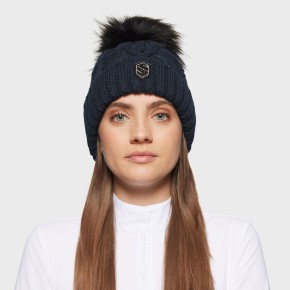 Samshield Damen Bommelmütze Nora Pearl Navy