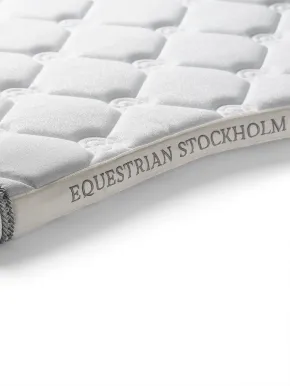 Equestrian Stockholm Dressur Schabracke Timeless White Glimmer Full